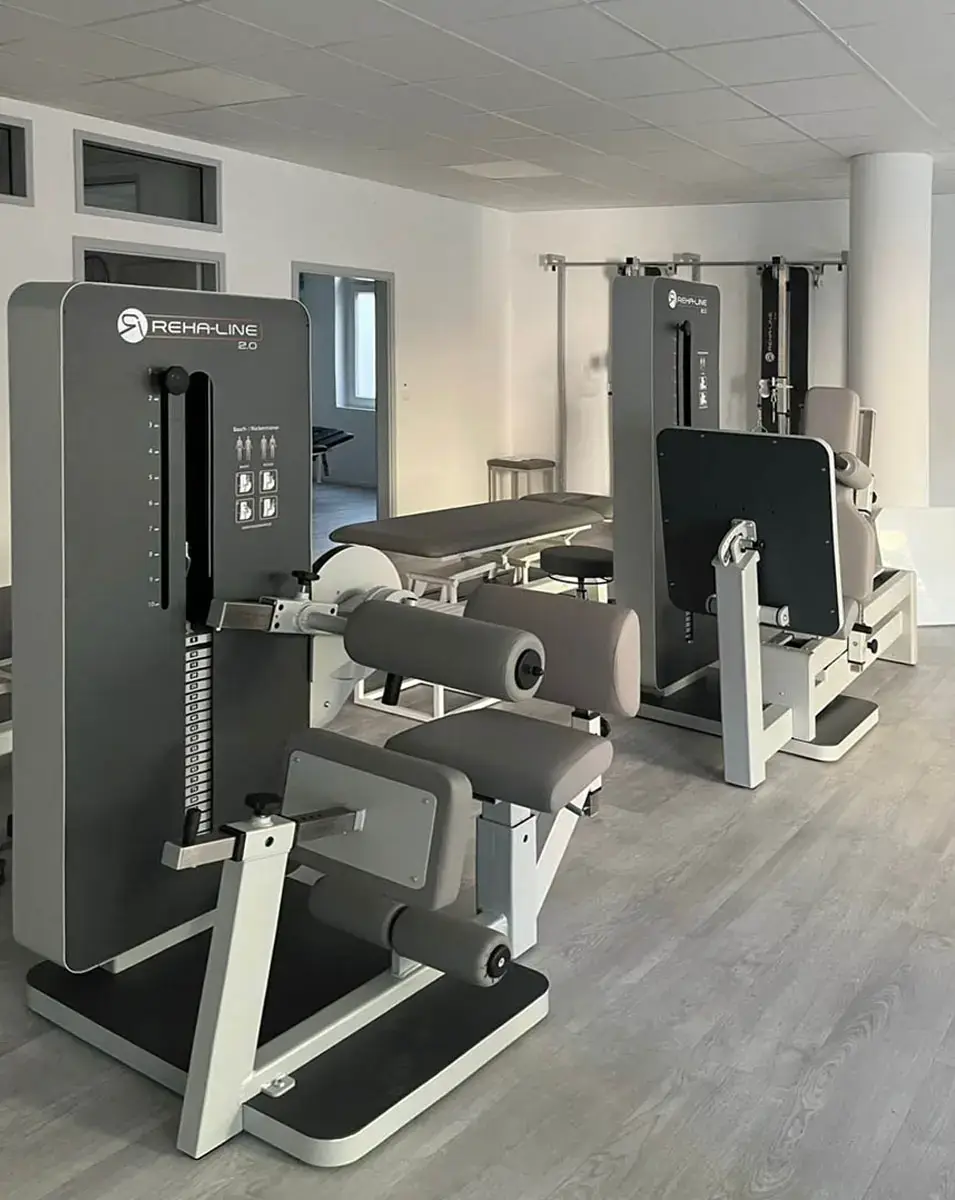 Trainingsgeräte im Rehabilitations-Zentrum de Greef